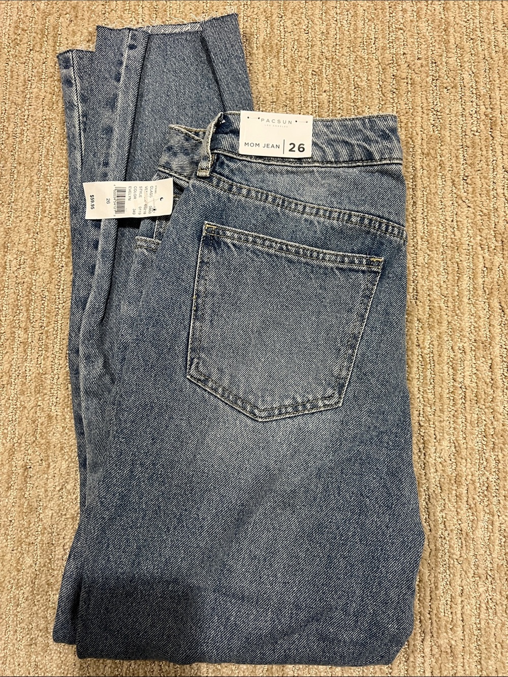PacSun Light Blue Relaxed Mom Jeans